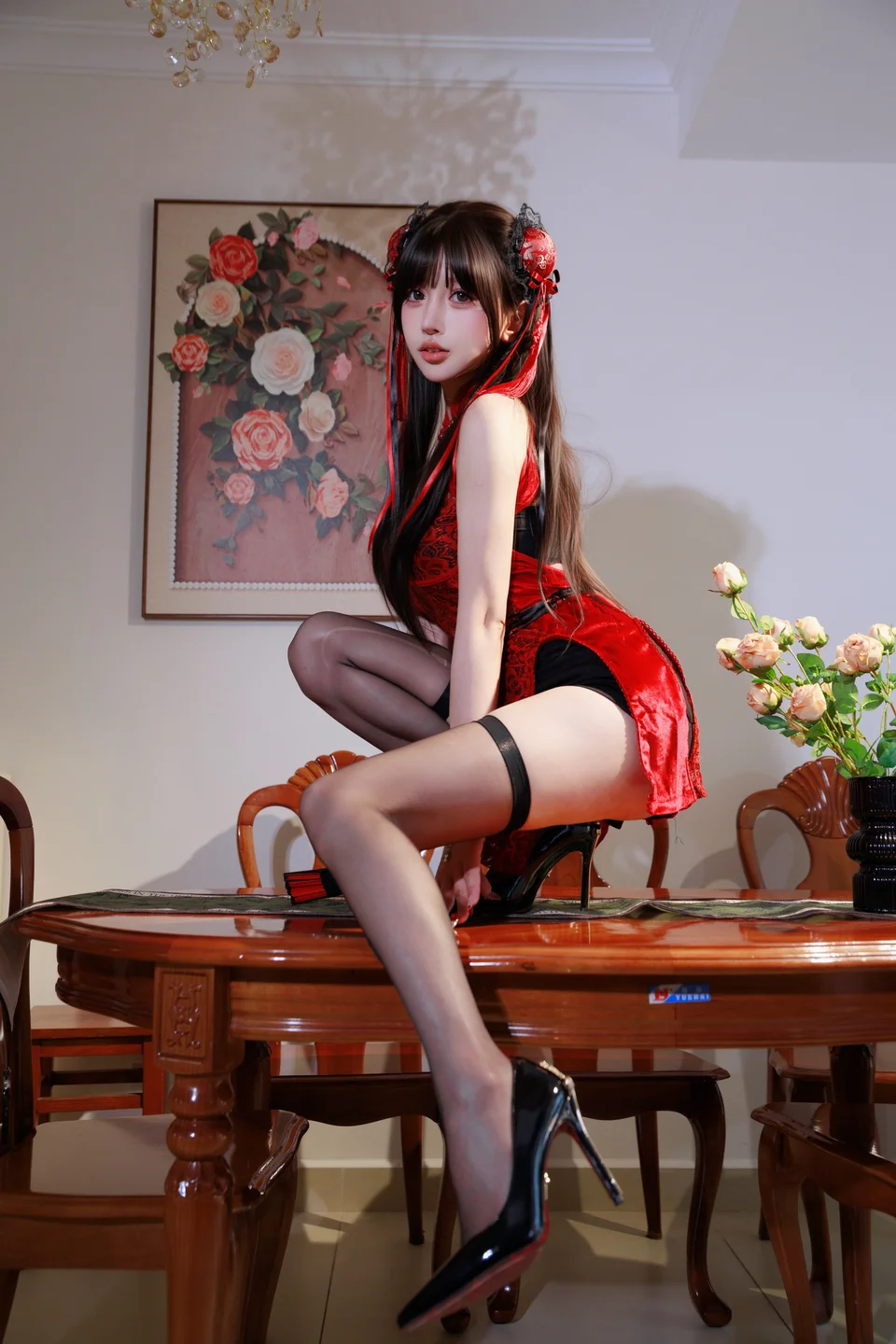 过期米线线喵 - No.171 中华娘 [22P-240MB] tg@simisebaisi 【丝足阁】005.webp